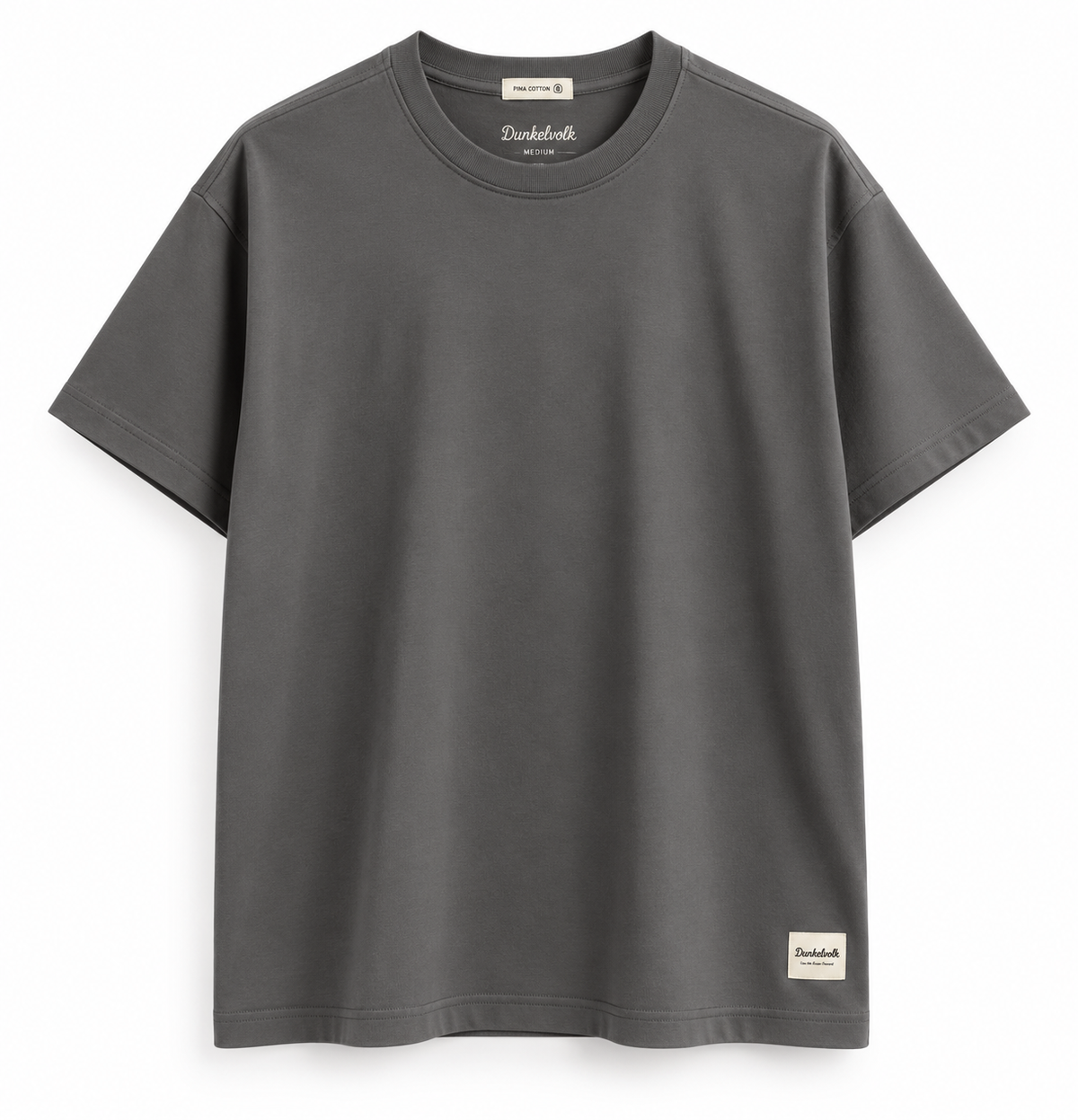 Polo Para Hombre Dunkelvolk Pima Tee 2 Cabos Gris