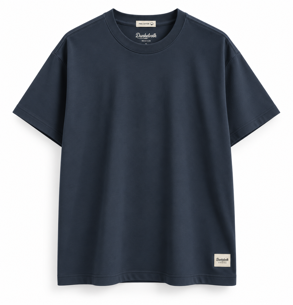 Polo Para Hombre Dunkelvolk Pima Tee 2 Cabos Azul