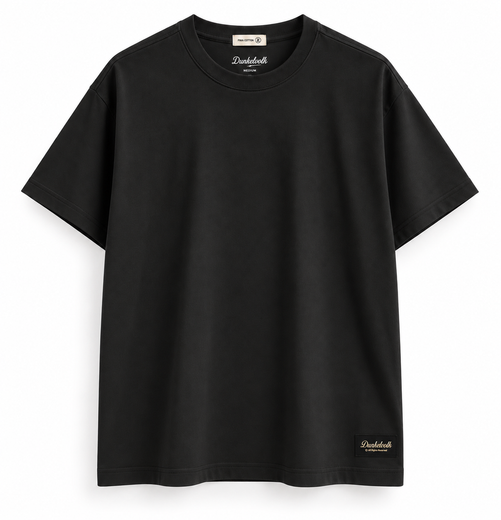 Polo Para Hombre Dunkelvolk Pima Tee 2 Cabos Negro