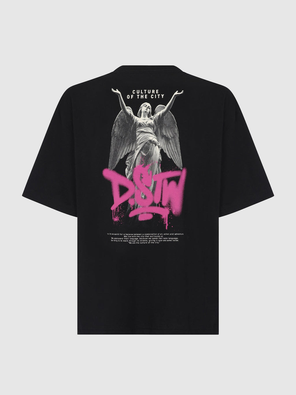 Polo para Hombre Dunkelvolk OVERSIZE GRAPHIC HOLY DSTW BLK DUNKELVOLK