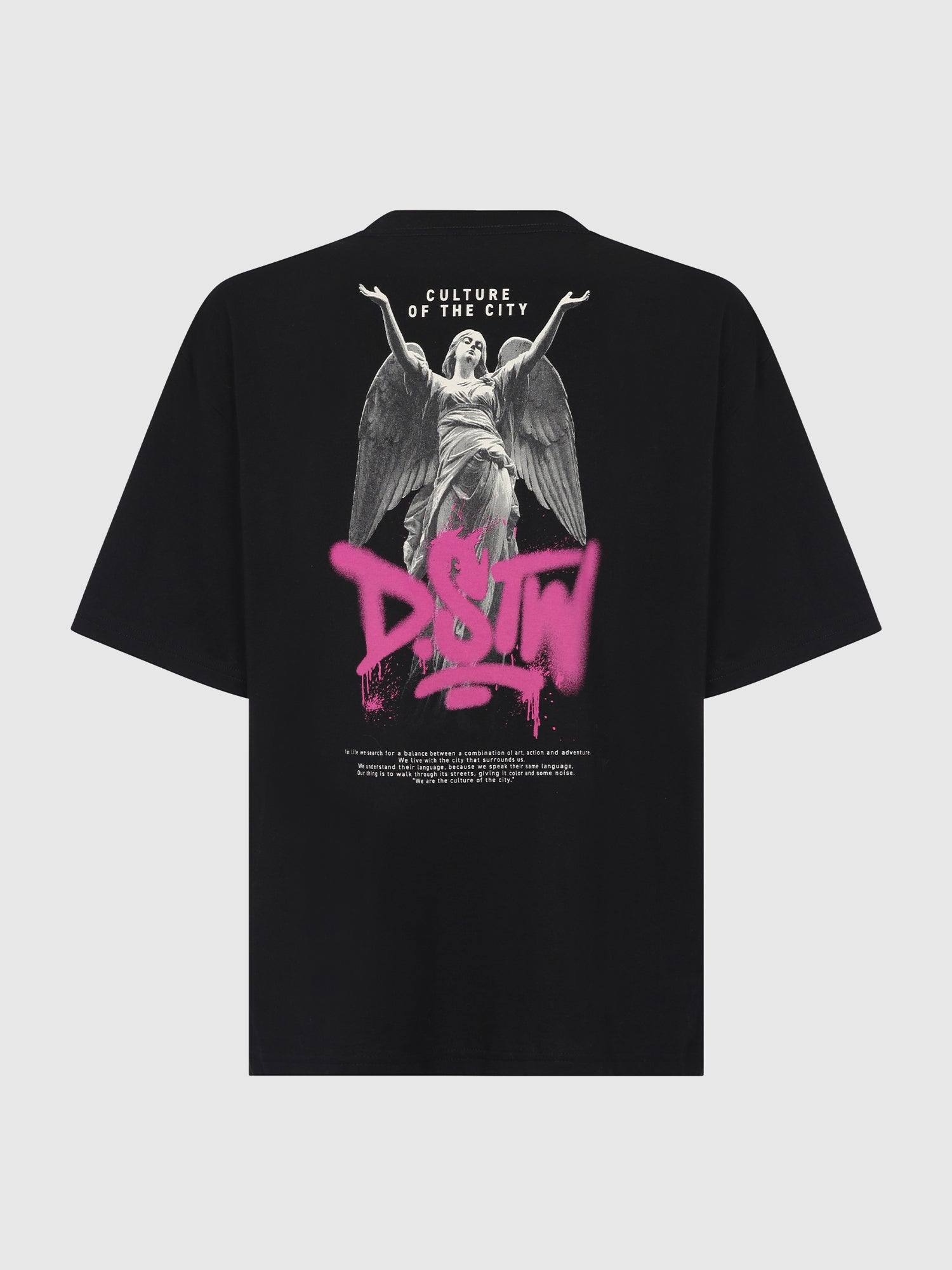 Polo para Hombre Dunkelvolk OVERSIZE GRAPHIC HOLY DSTW BLK DUNKELVOLK