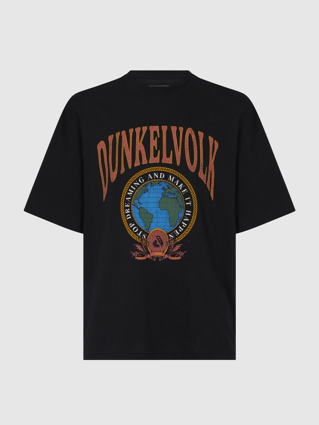 Polo para Hombre Dunkelvolk OVERSIZE GRAPHIC DSTW WORLDWIDE BLK DUNKELVOLK