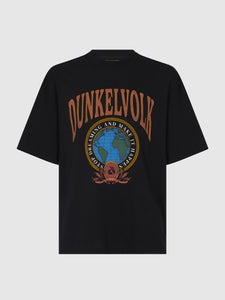 Polo para Hombre Dunkelvolk OVERSIZE GRAPHIC DSTW WORLDWIDE BLK