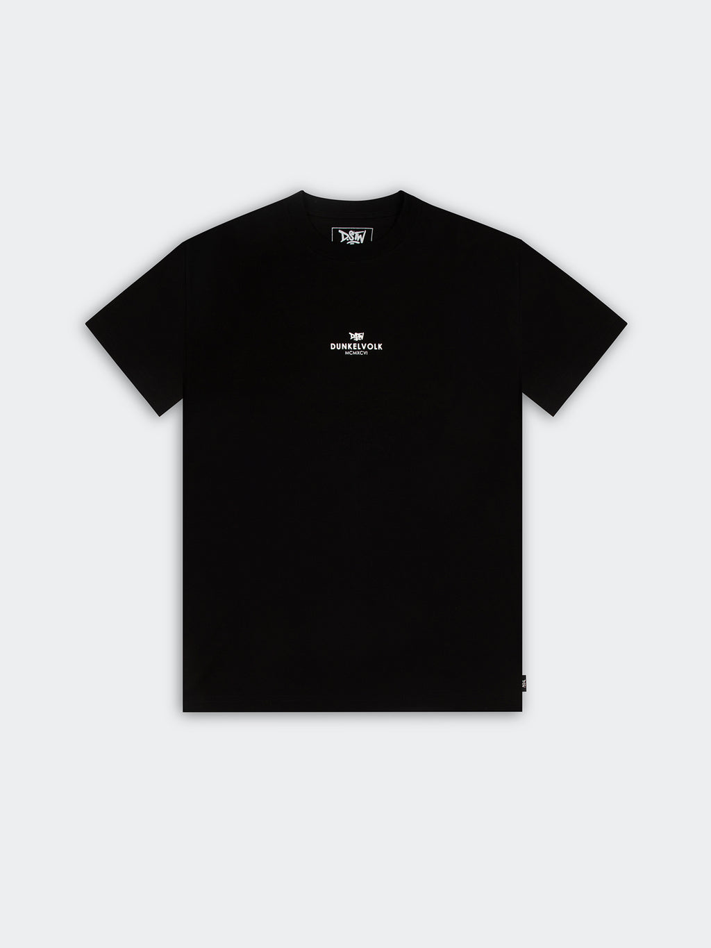 Polo para Hombre DUNKELVOLK DSTW CENTER LOGO OVERSIZE DSTW-0024 BLK