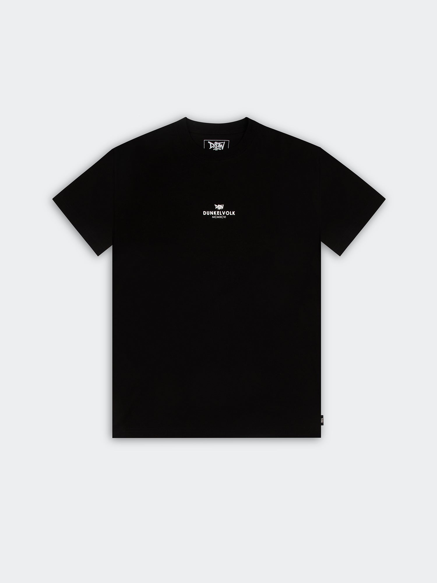 Polo para Hombre DUNKELVOLK DSTW CENTER LOGO OVERSIZE DSTW-0024 BLK