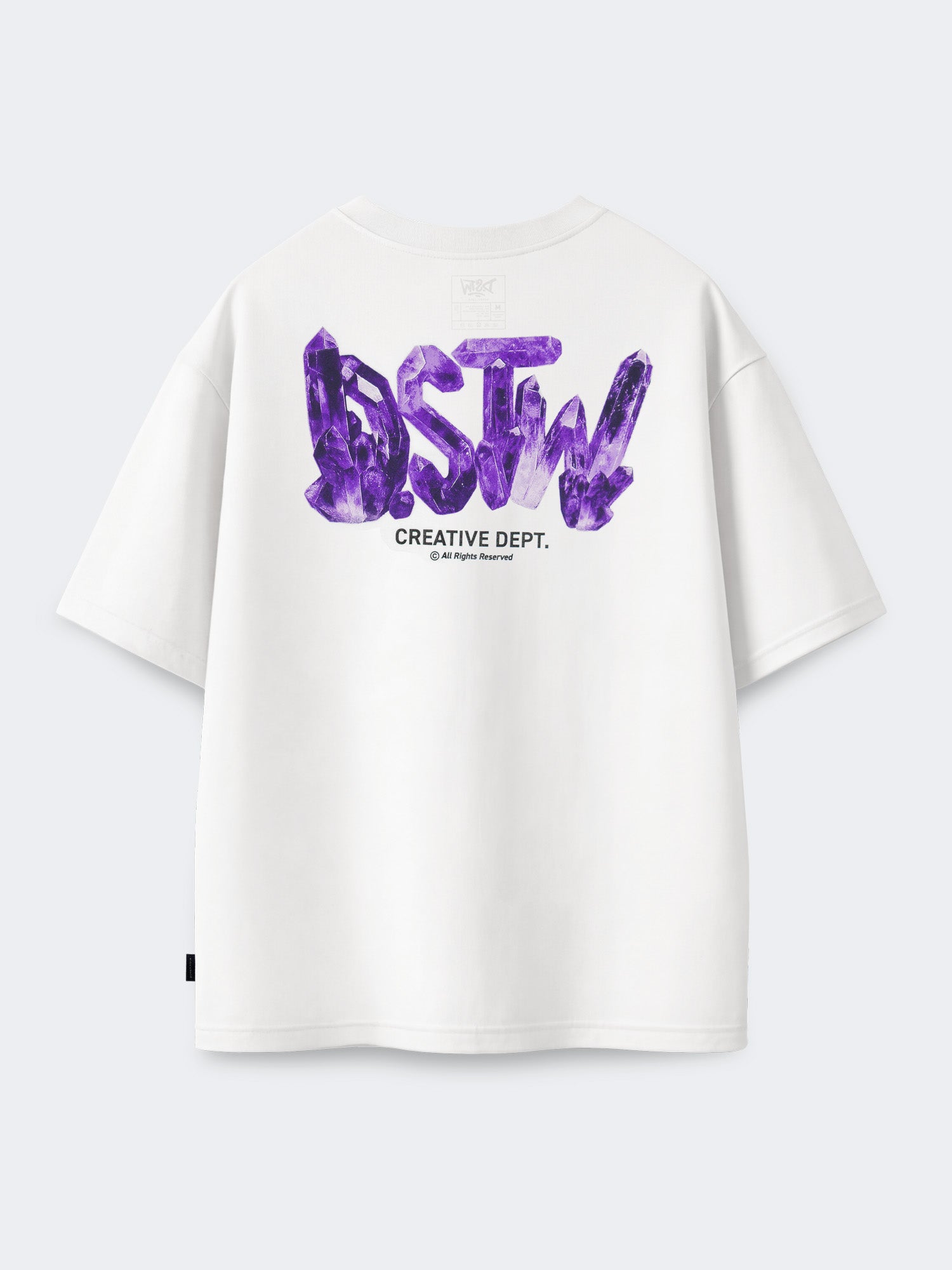 Polo DSTW Amatista Blanco, Hombre