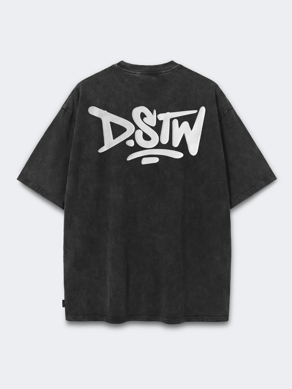 Polo DSTW Acid Logo Negro, Hombre