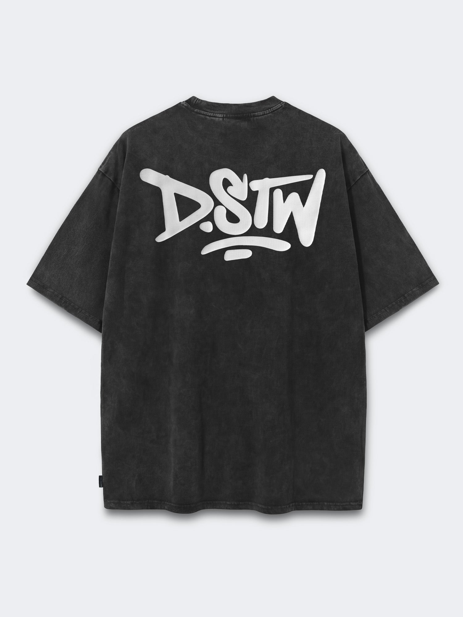 Polo DSTW Acid Logo Negro, Hombre