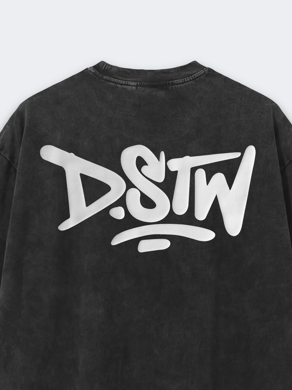 Polo DSTW Acid Logo Negro, Hombre