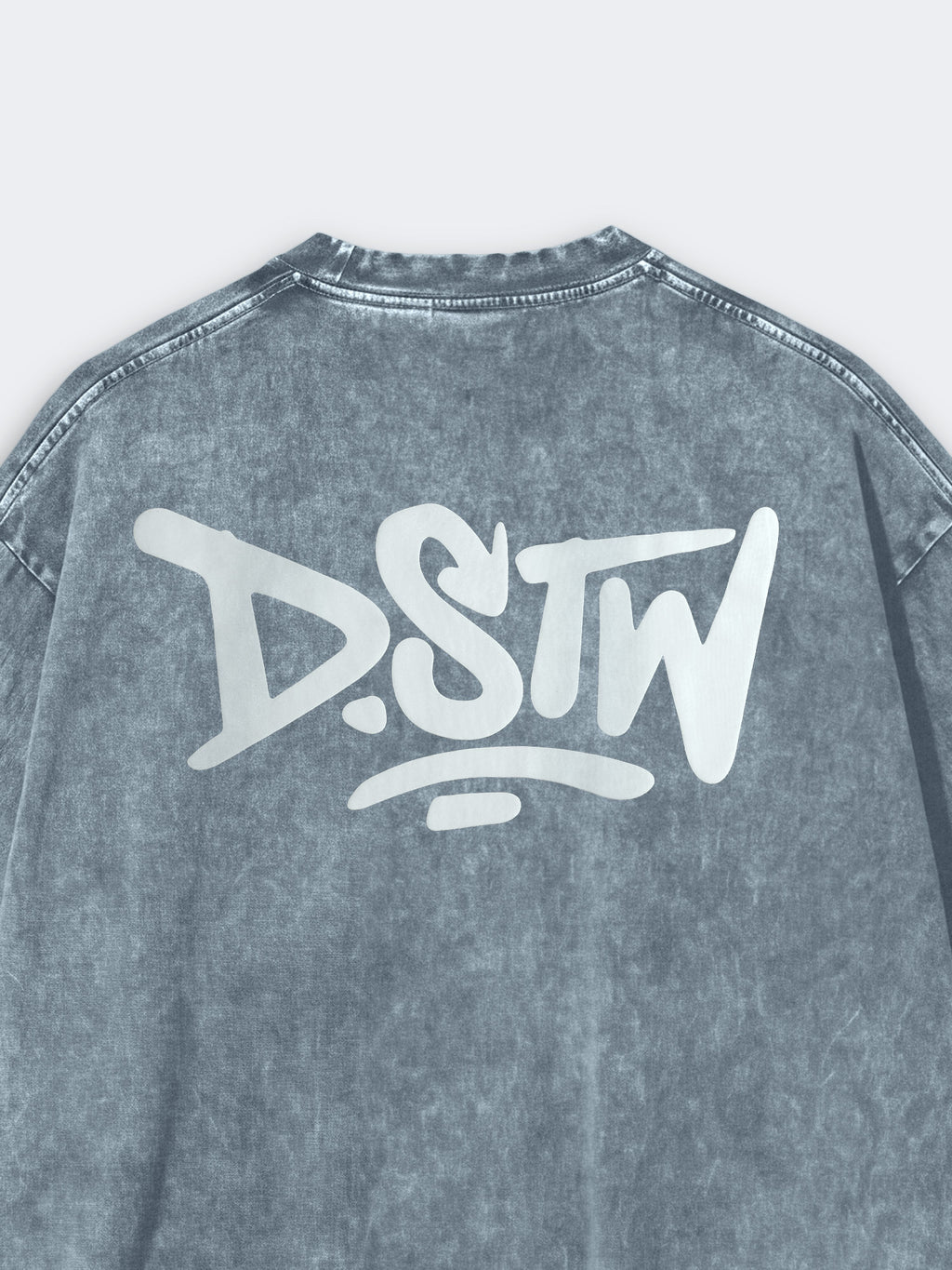 Polo DSTW Acid Logo Azul, Hombre