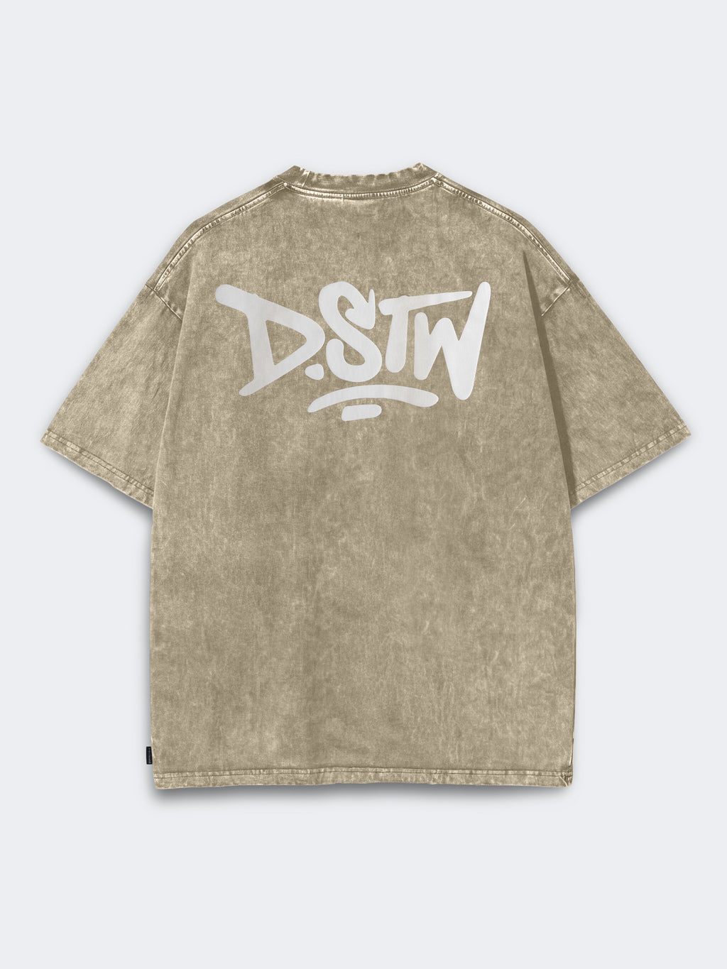 Polo DSTW Acid Logo Marrón, Hombre