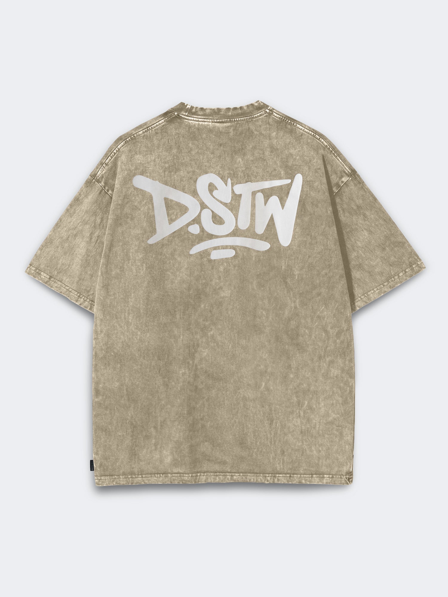 Polo DSTW Acid Logo Marrón, Hombre