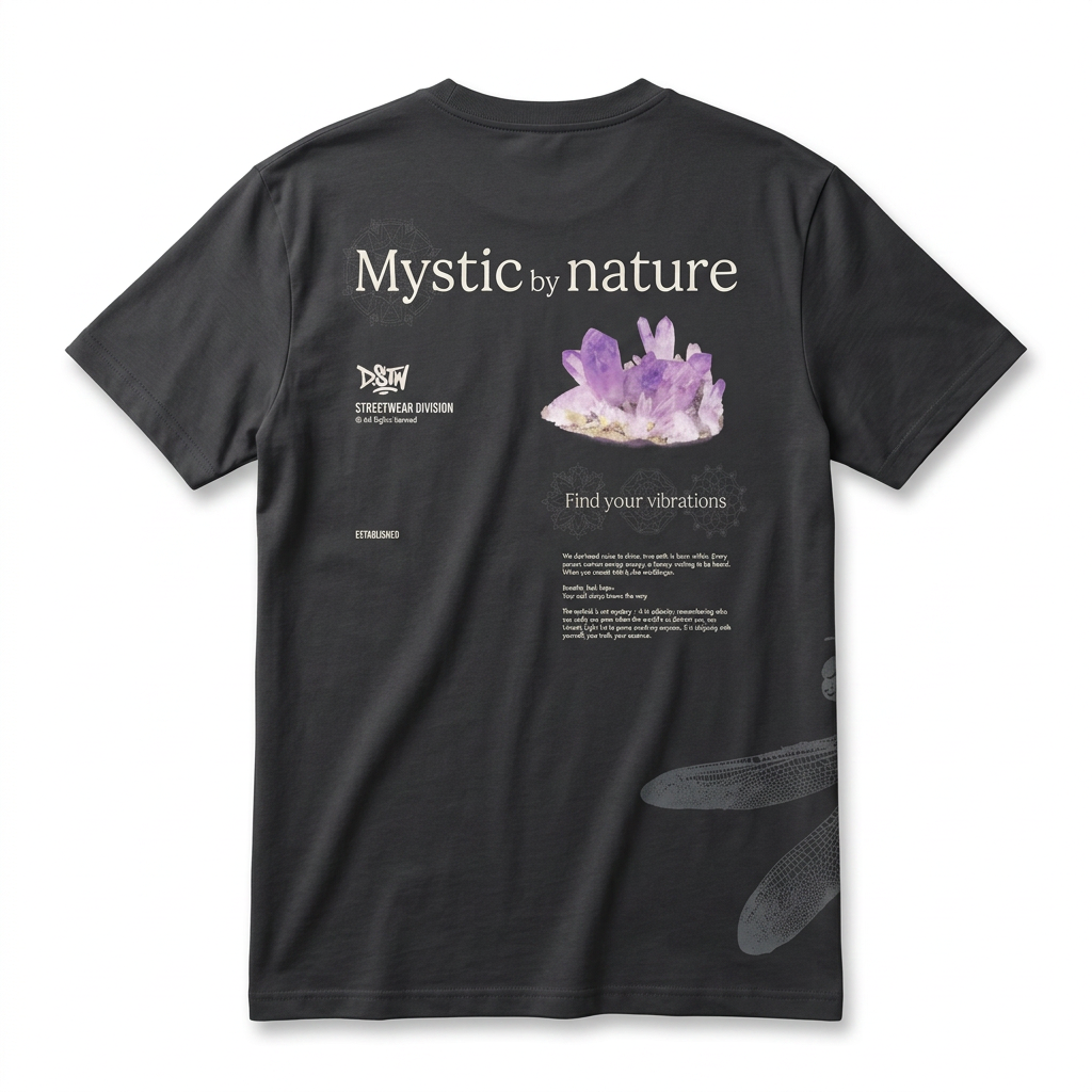 Polo DSTW Mystic Negro, Hombre