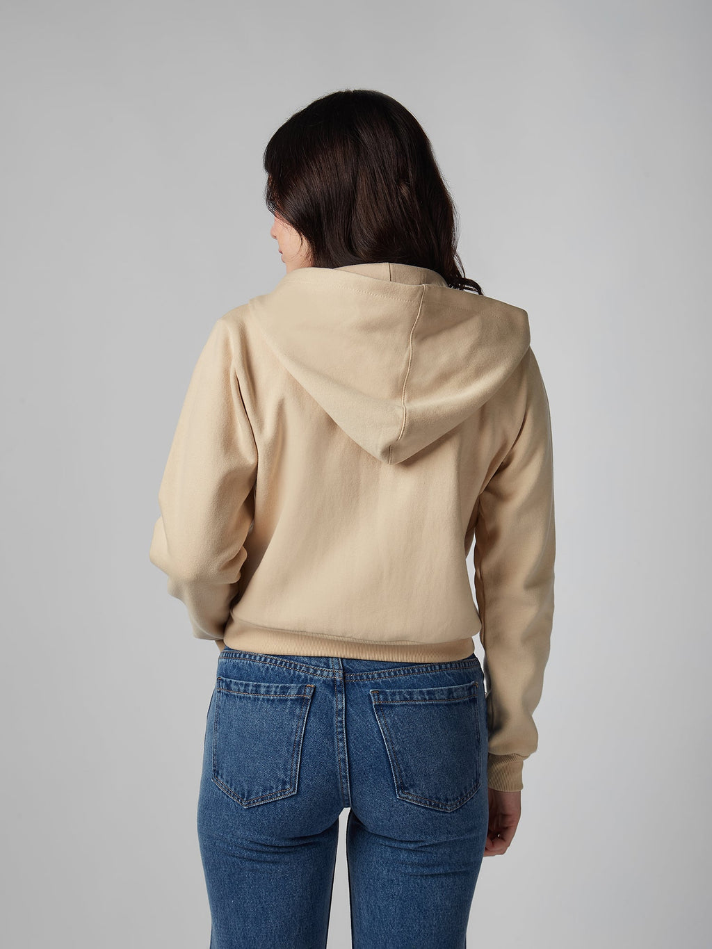 Polera para Mujer DVK CON ZIP SILV FLEECE BEI DVK