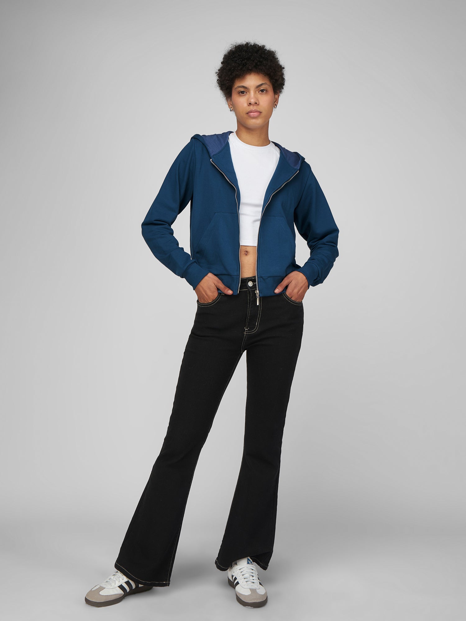 Polera para Mujer DVK SILVER FLEECE FRENCH TERRY AZL DVK