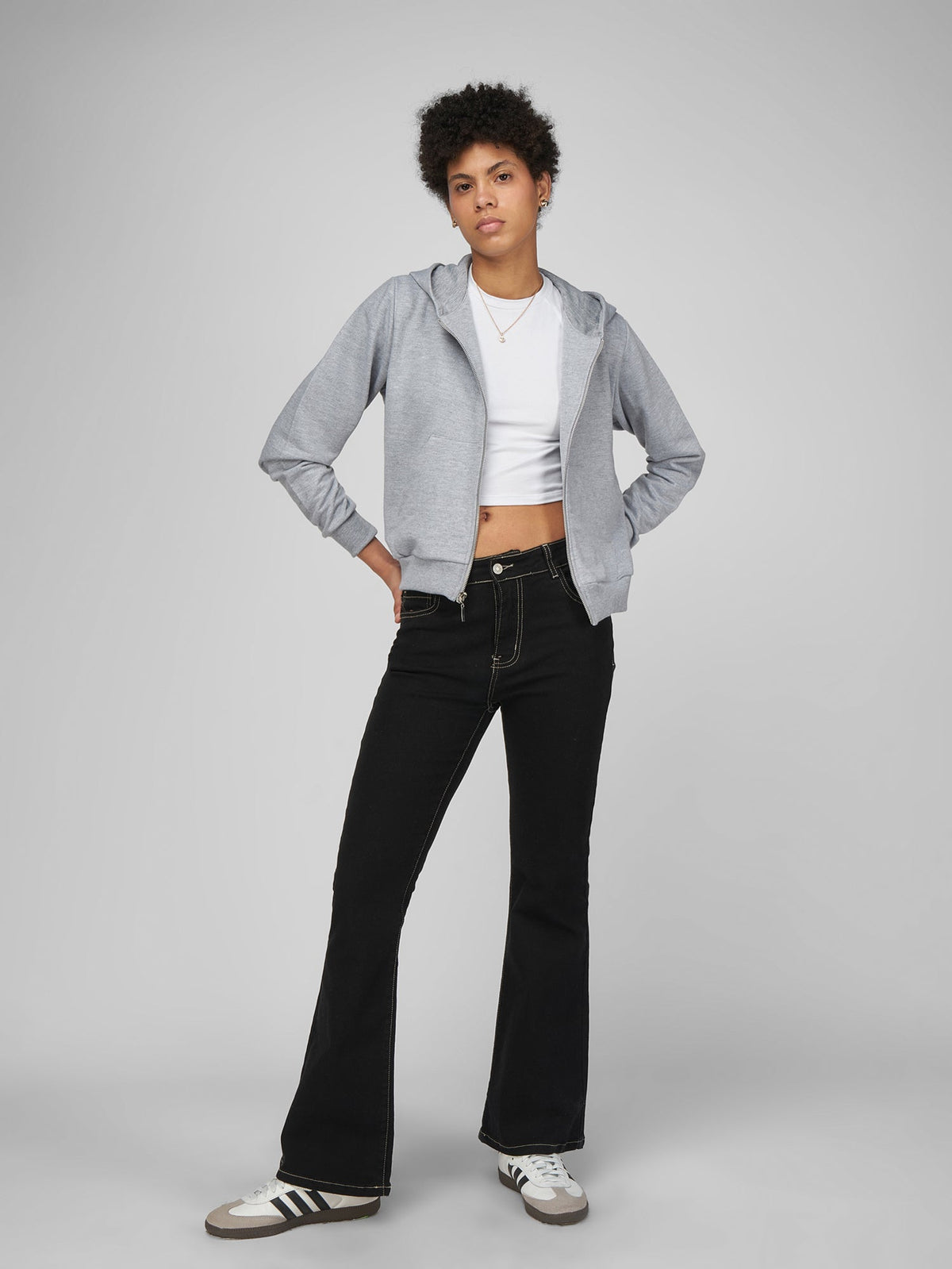 Polera para Mujer DVK SILVER FLEECE FRENCH TERRY GRY DVK