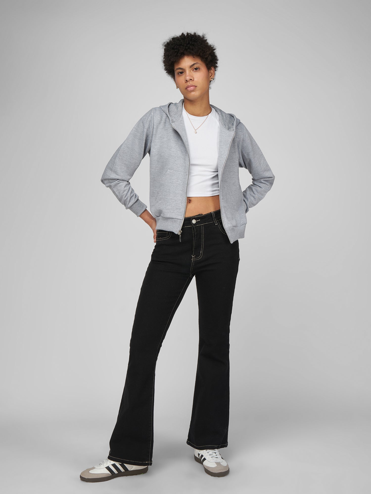 Polera para Mujer DVK SILVER FLEECE FRENCH TERRY GRY DVK