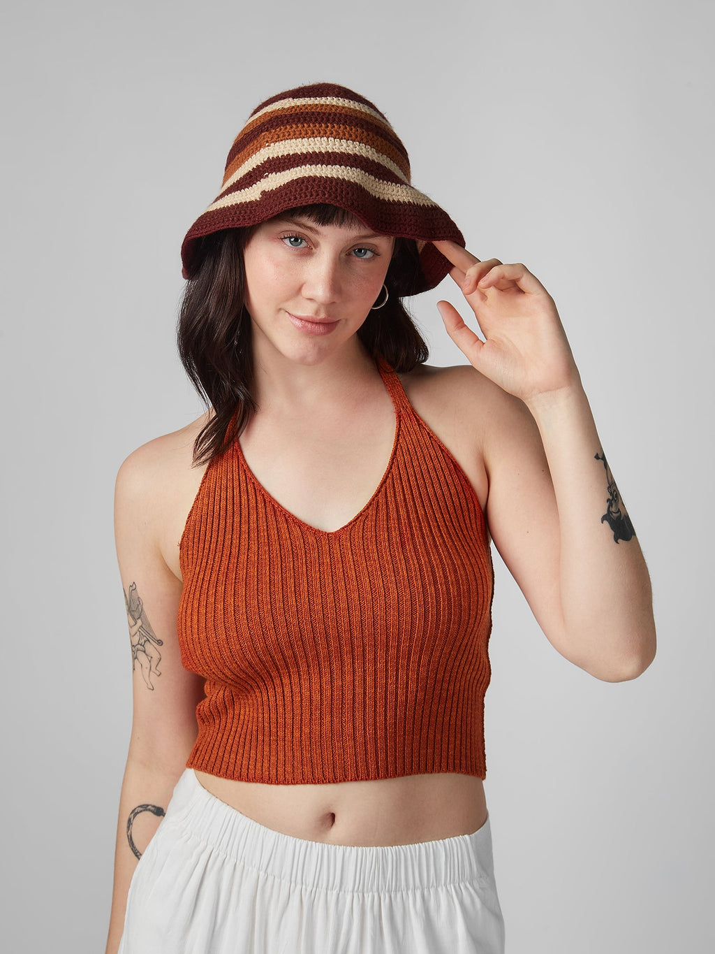 Gorra para Mujer DVK BUCKET FREE KNIT HAT MRR DVK