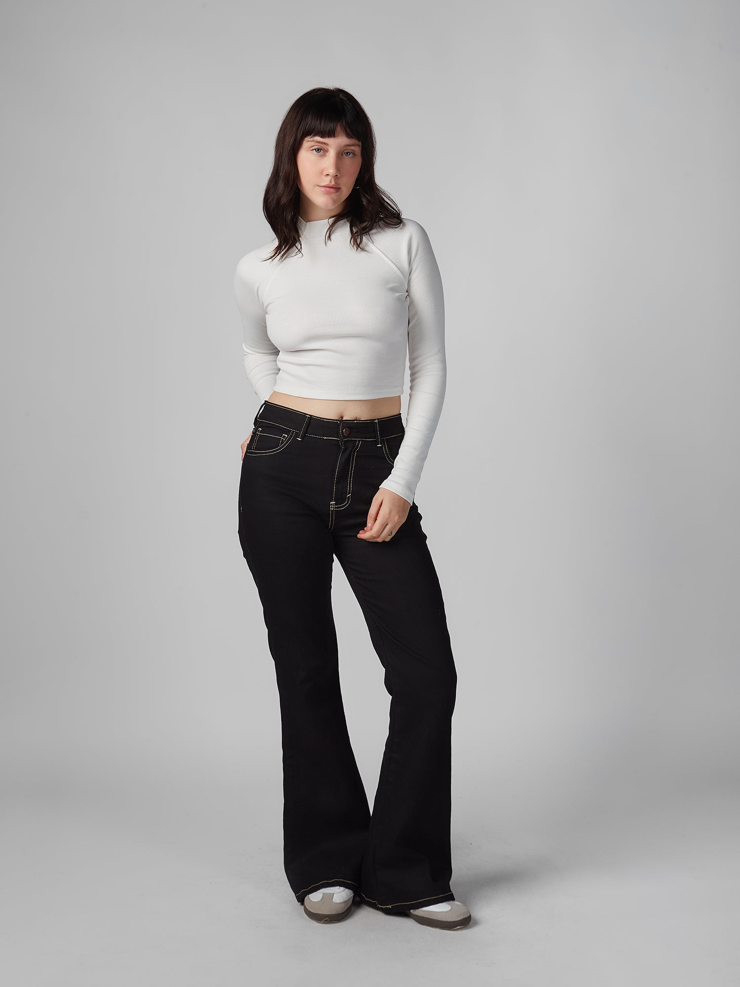 Jean para Mujer DVK FLARE MID RISE FLARE JEAN NGR DVK