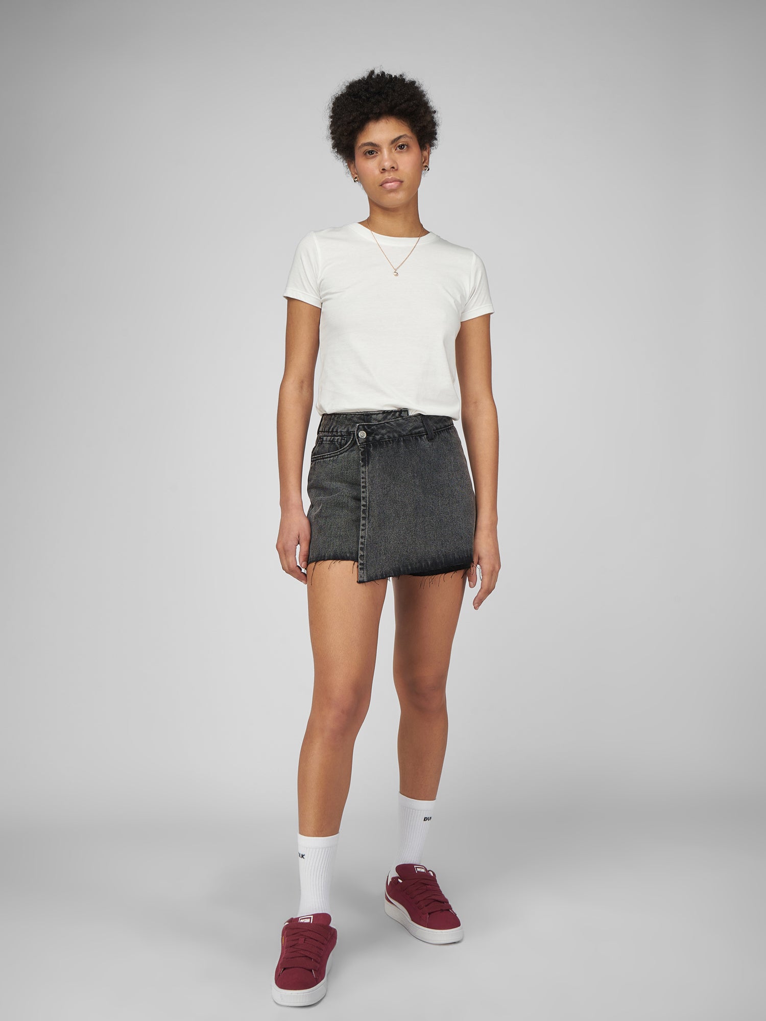 Falda Short para Mujer DVK LUNA SKIRT SHORT GRY DVK