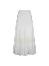 Cargar imagen en el visor de la galería, Falda para Mujer DVK MODA PORTOFINO LINEN SKIRT WHT
