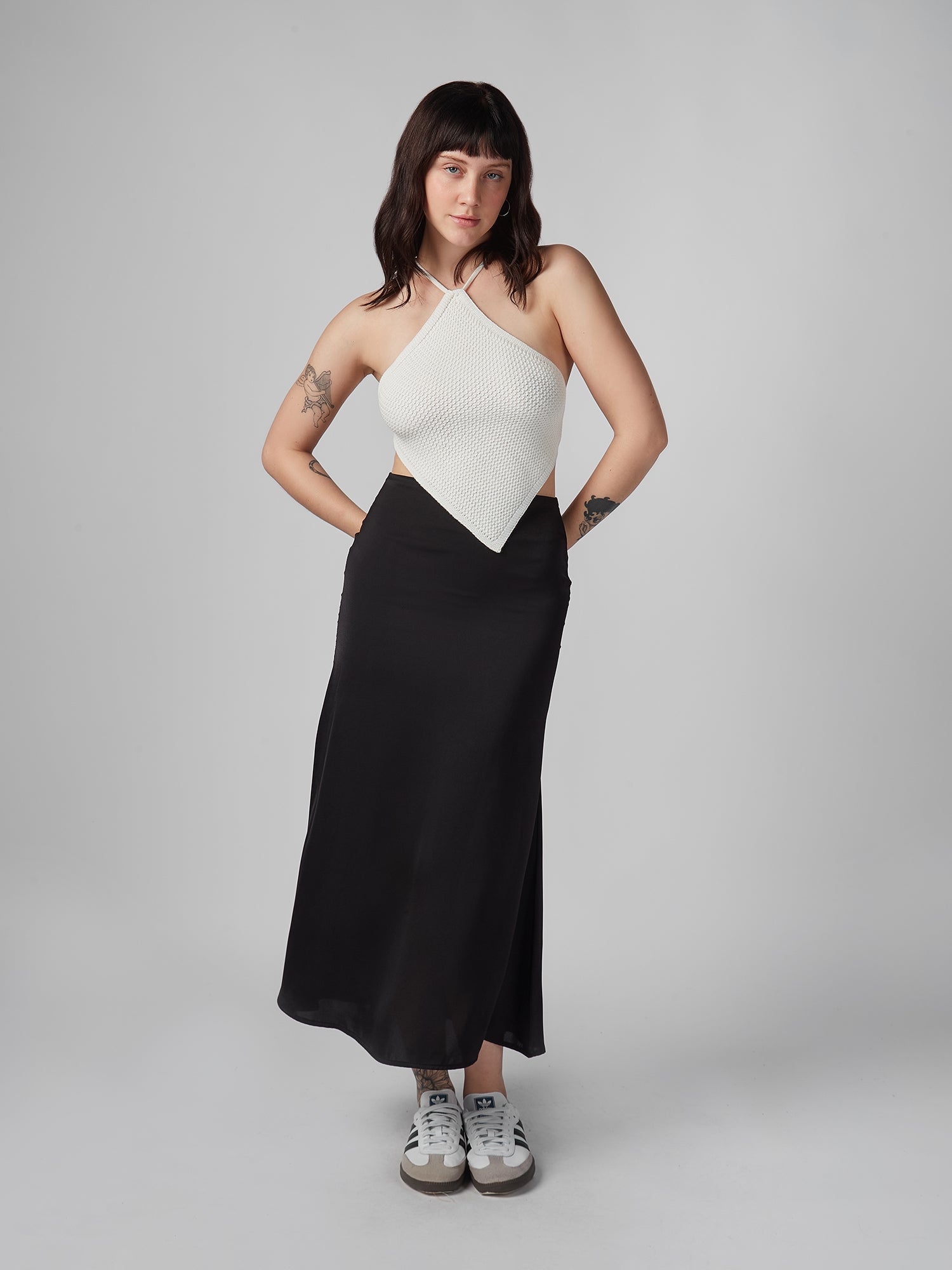 Falda para Mujer DVK MODA SOHO SATIN SKIRT NGR DVK