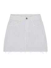 Cargar imagen en el visor de la galería, Falda para Mujer DVK ROSIE DENIM SKIRT WHT
