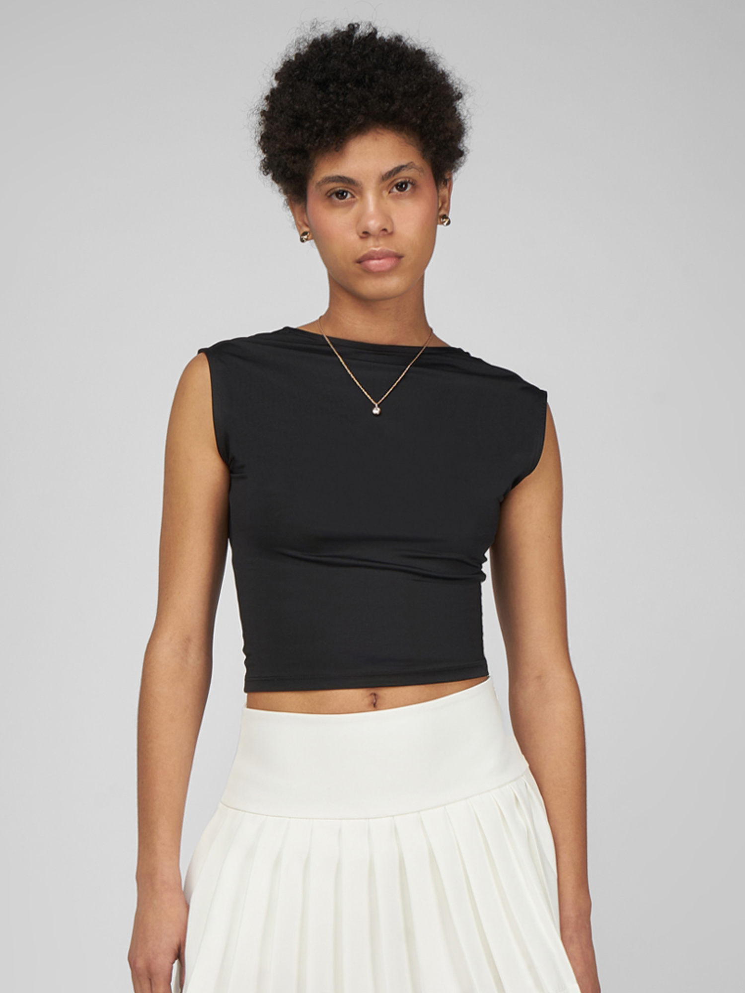 Top para Mujer DVK BARE SKIN TOP BLK DVK