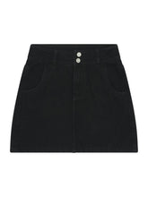 Cargar imagen en el visor de la galería, Falda para Mujer DVK MOLLY DENIM SKIRT BLK
