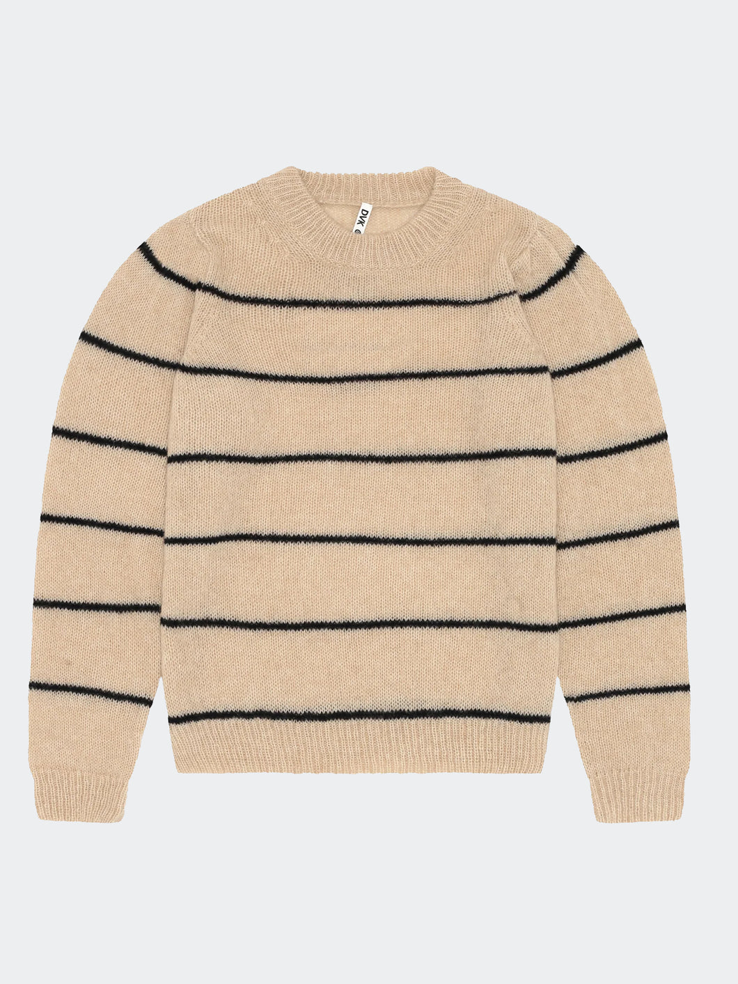 Chompa para Mujer DVK PREMIUM STRIPES BABY ALPACA BEI