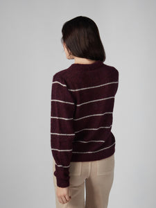 Chompa para Mujer DVK PREMIUM STRIPES BABY ALPACA BUR