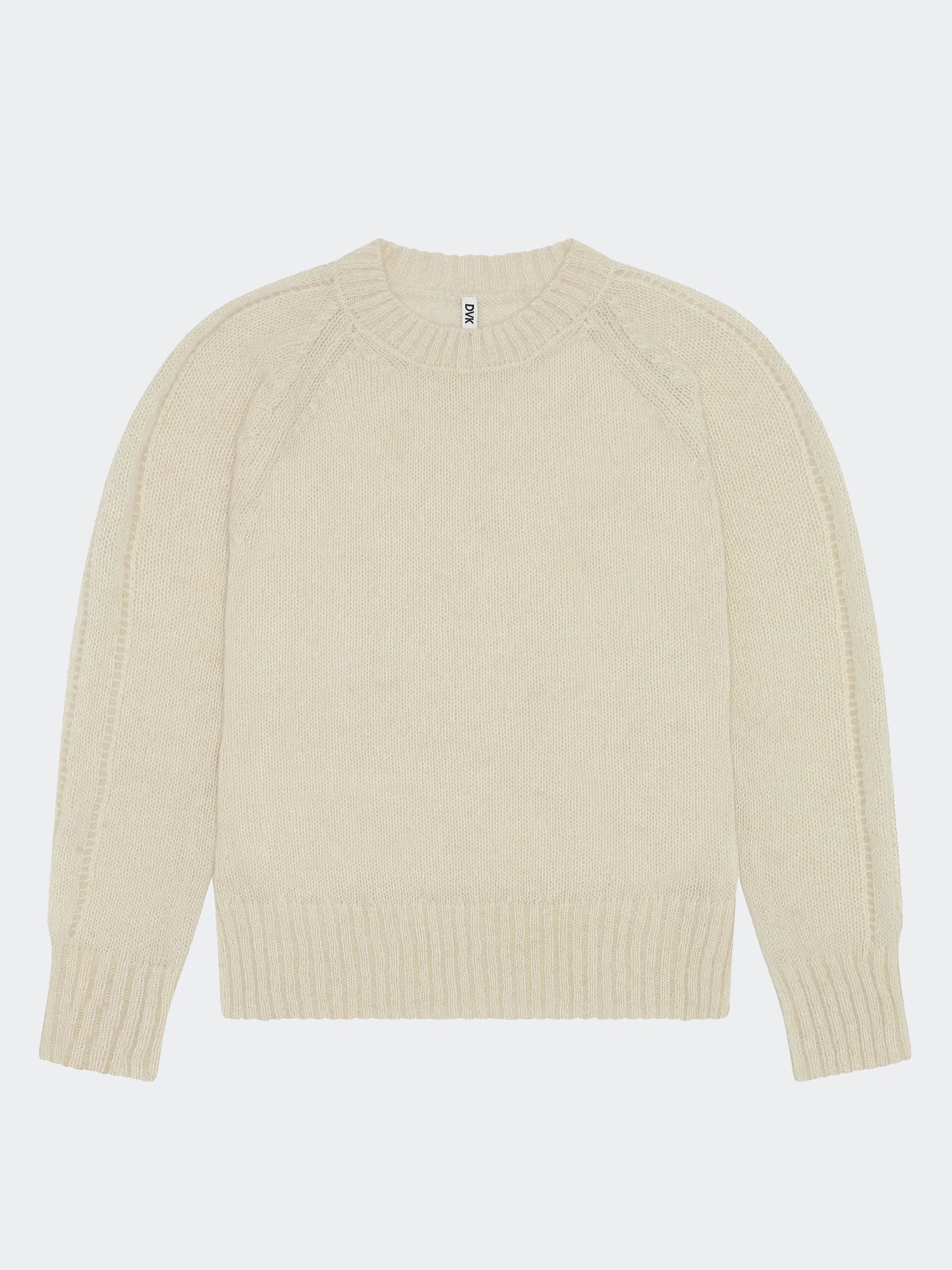 Chompa para Mujer DVK PREMIUM KNIT BABY ALPACA WHT DVK