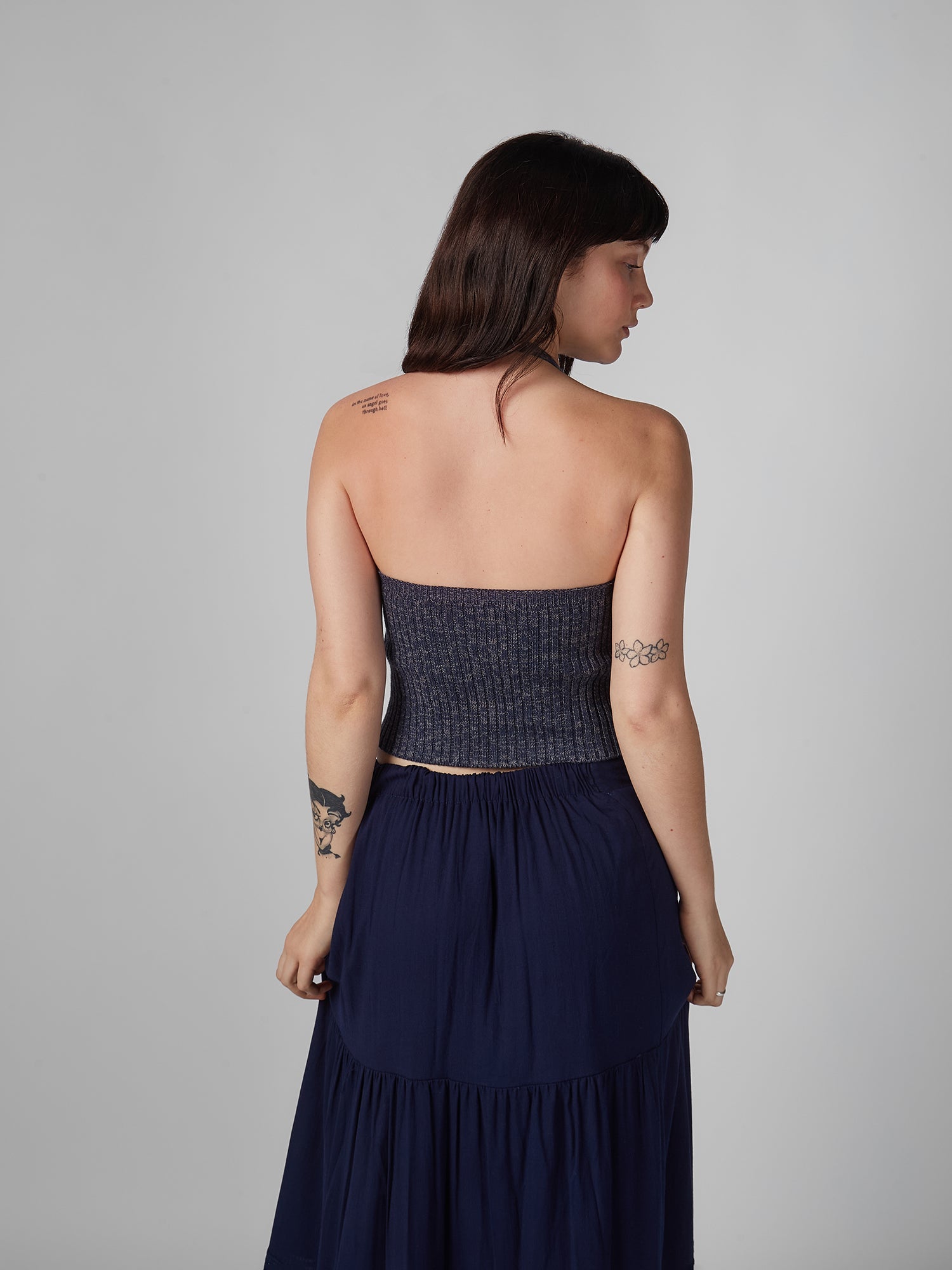 Top para Mujer DVK MODA CLUELESS KNIT TOP AZL DVK