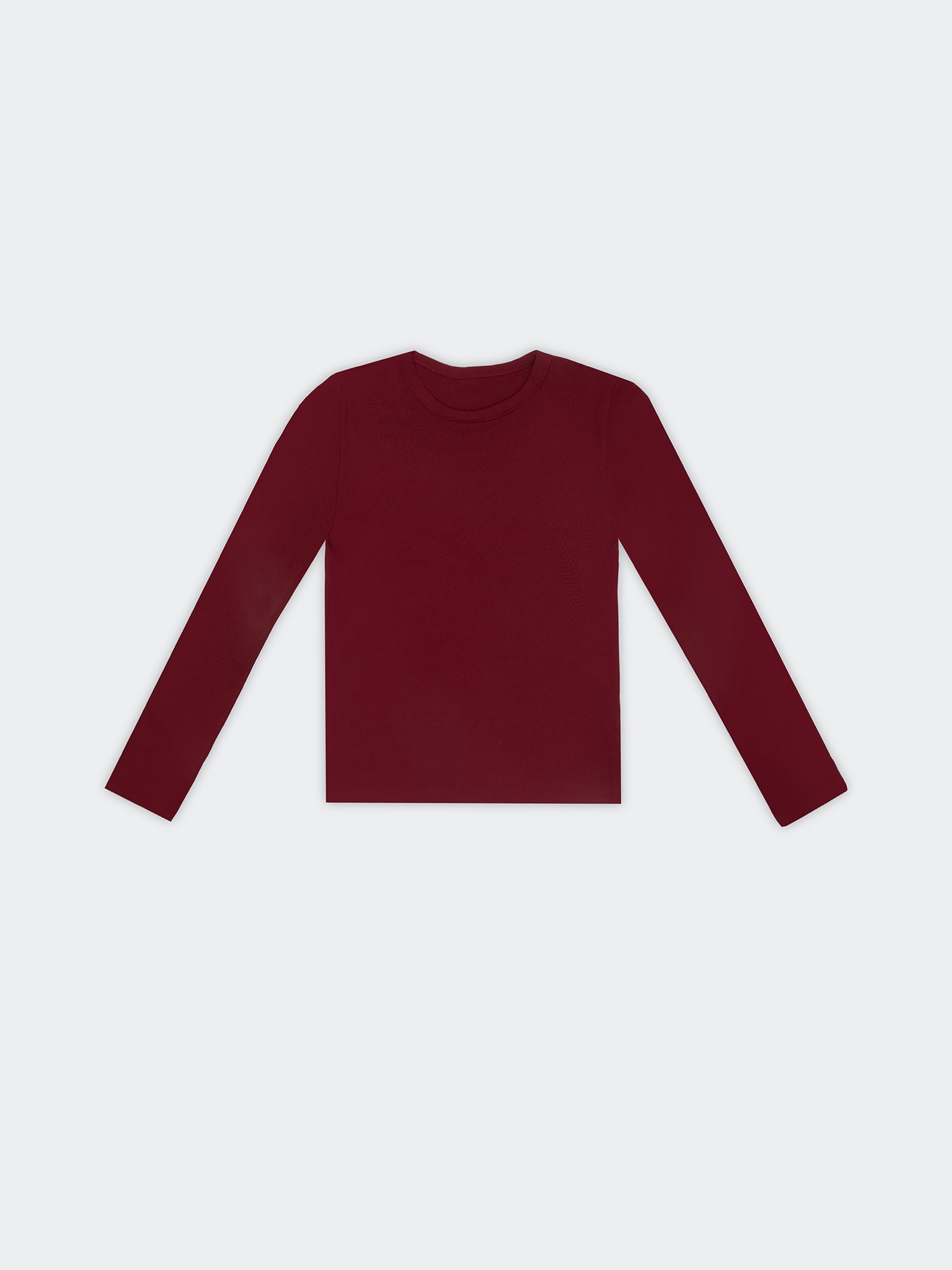 Top Manga Larga para Mujer DVK WAFFLE TOP LS DV-TO-00064 BUR DVK