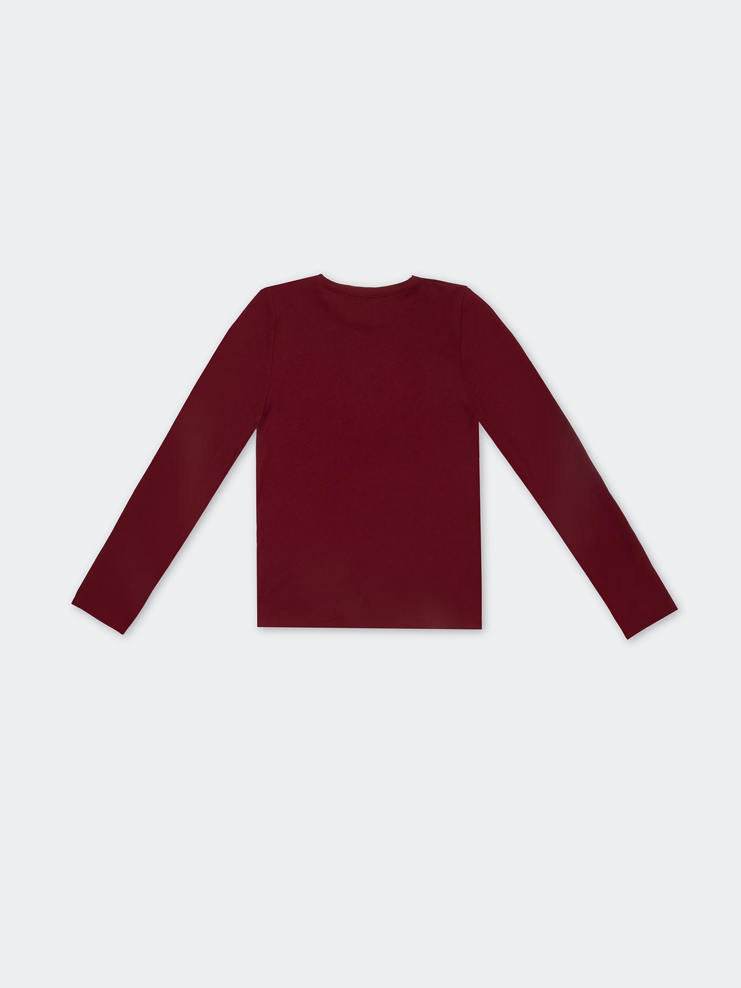 Top Manga Larga para Mujer DVK WAFFLE TOP LS DV-TO-00064 BUR DVK