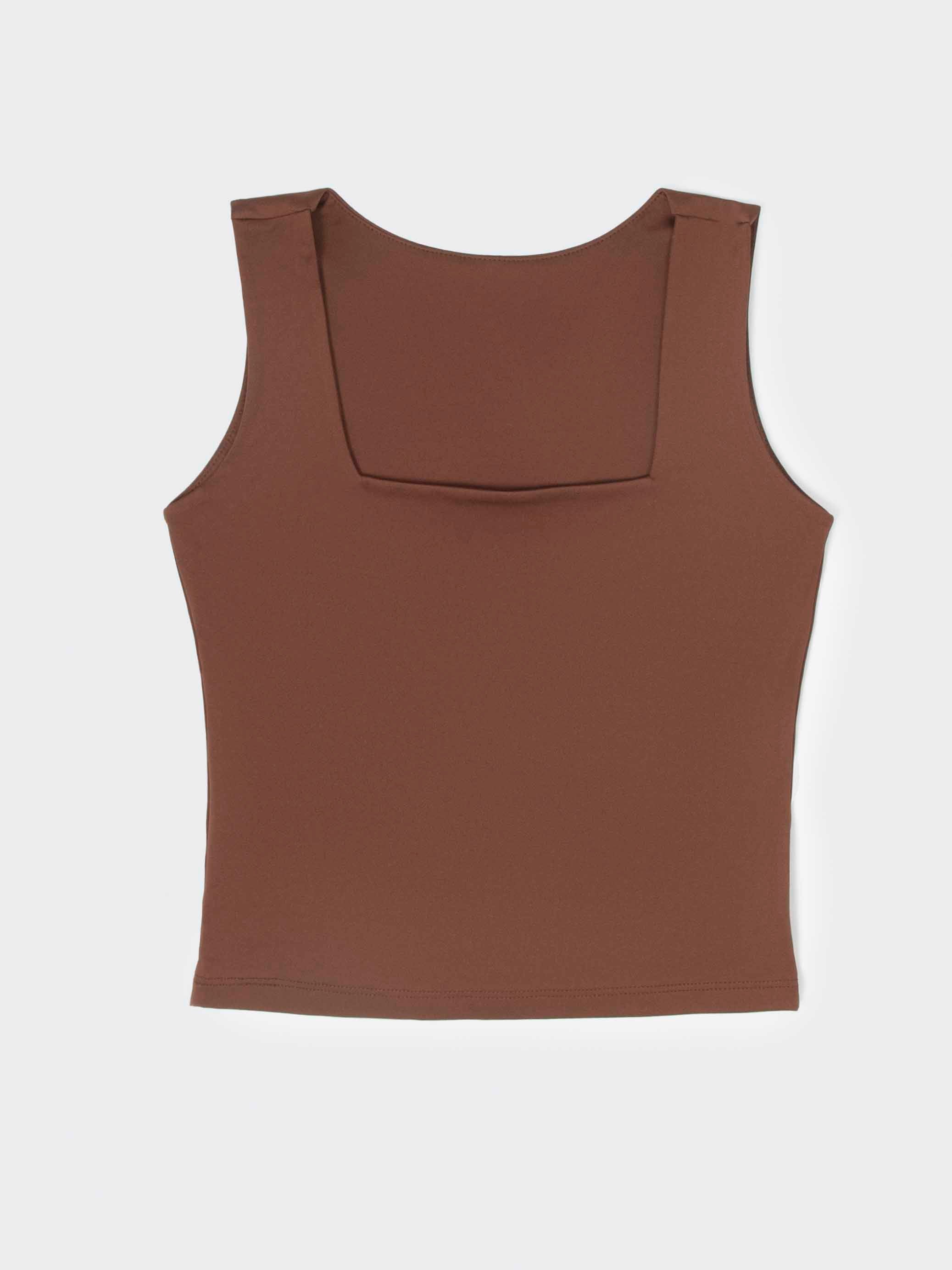 Top para Mujer DVK BASIC TANK TOP Marrón