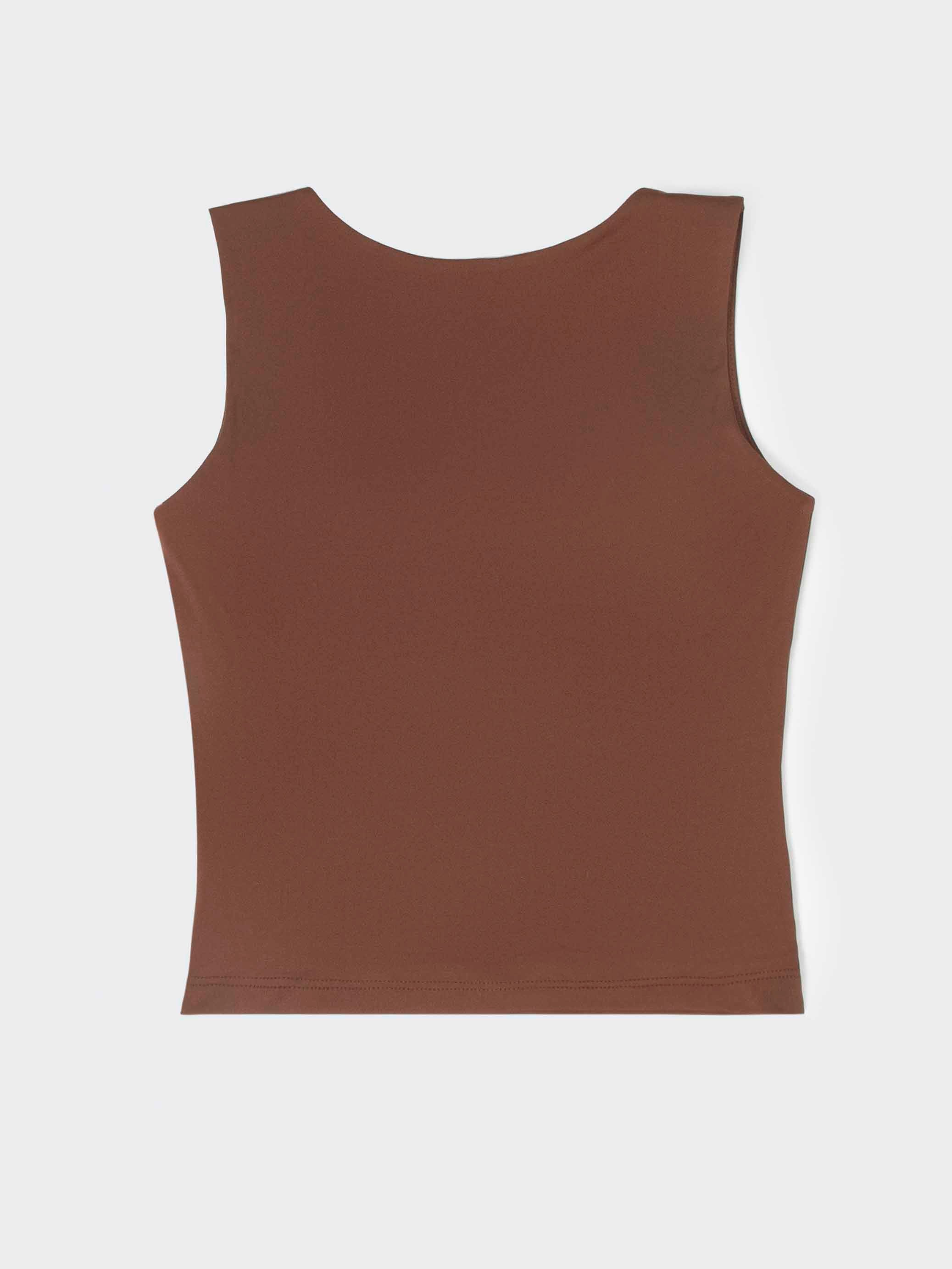 Top para Mujer DVK BASIC TANK TOP Marrón