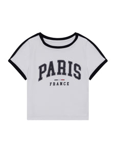 Polo para Mujer DVK BABY TEE PARIS BABY TEE AZR