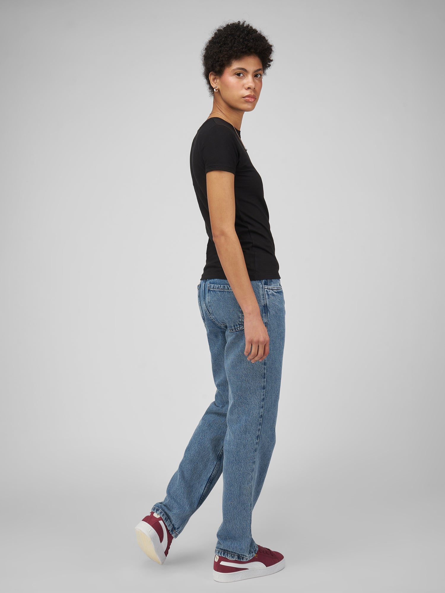 Polo para Mujer DVK BASIC REGULAR TEE BLK DVK