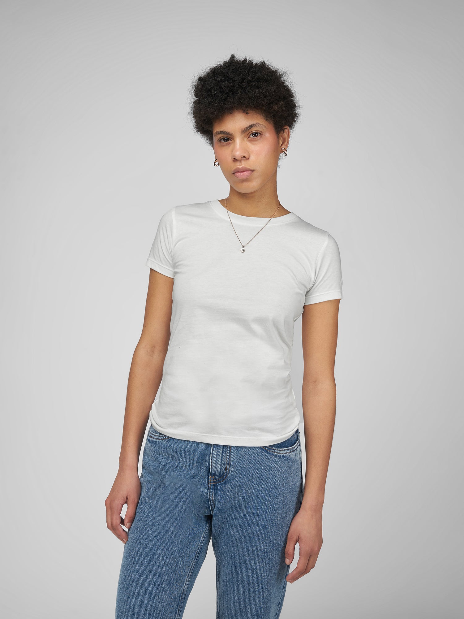 Polo para Mujer DVK BASIC REGULAR TEE WHT DVK