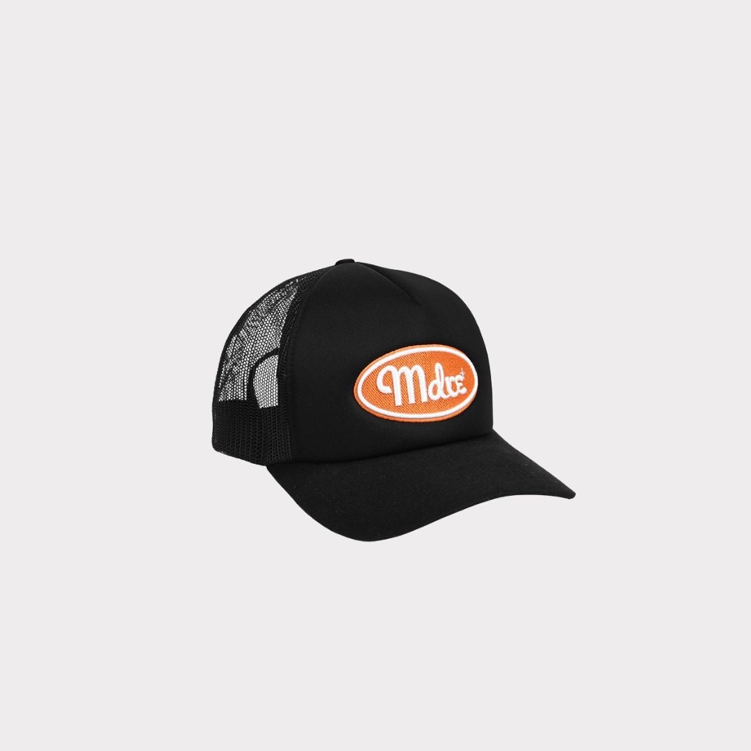 Gorras MDRE S.A.C. TRUCKER HAT NARANJA MDC0009 Negro