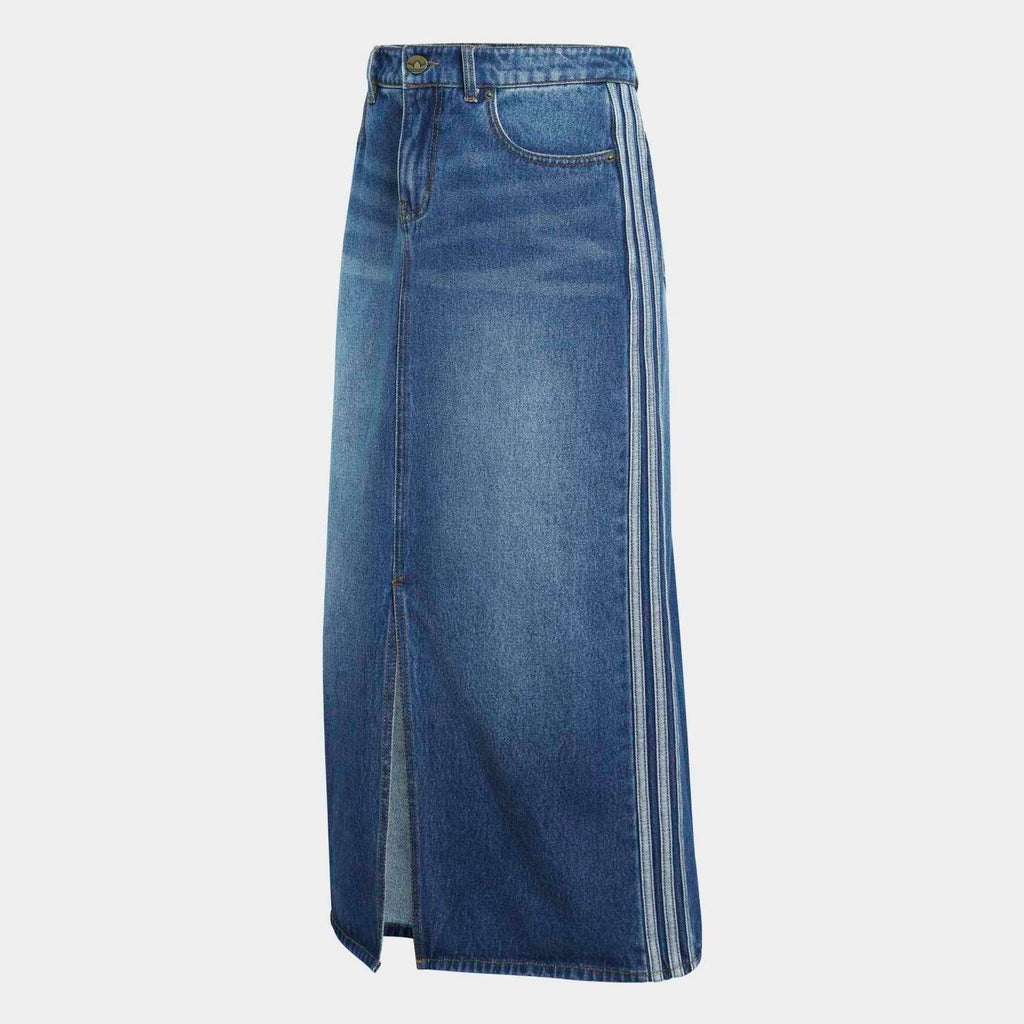 Falda ADIDAS Pencil 3 Franjas en Denim KD2908