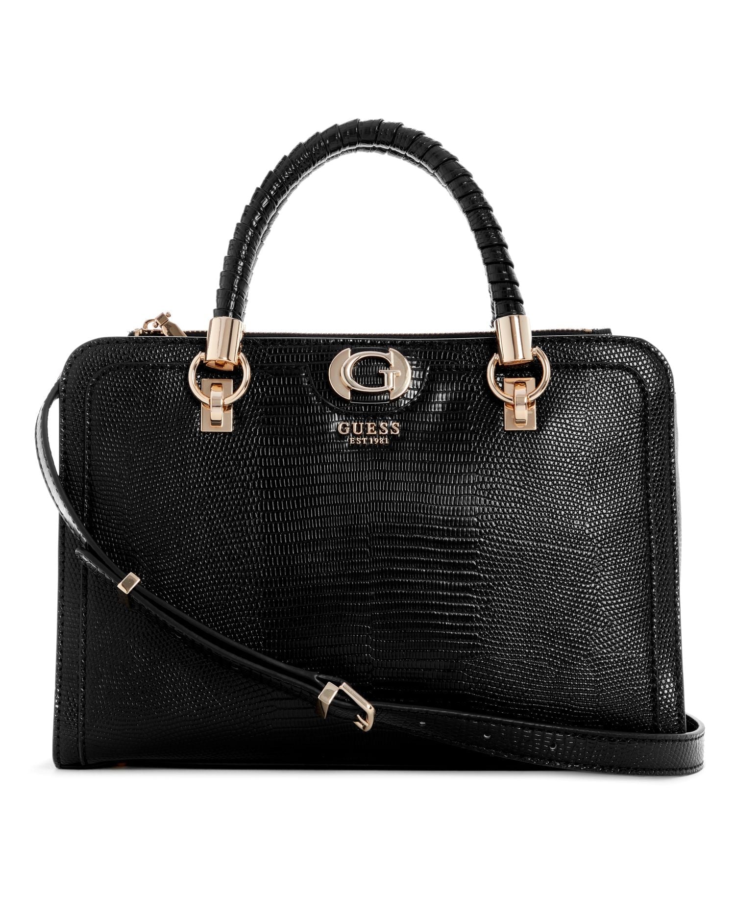 Bolso para Mujer GUESS ORLINA SOCIETY SATCHEL Negro GUESS