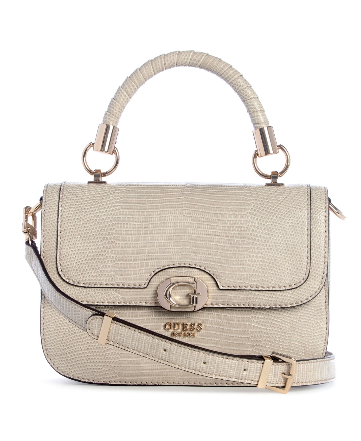 Bolso para Mujer GUESS ORLINA TOP HANDLE FLAP Beige GUESS