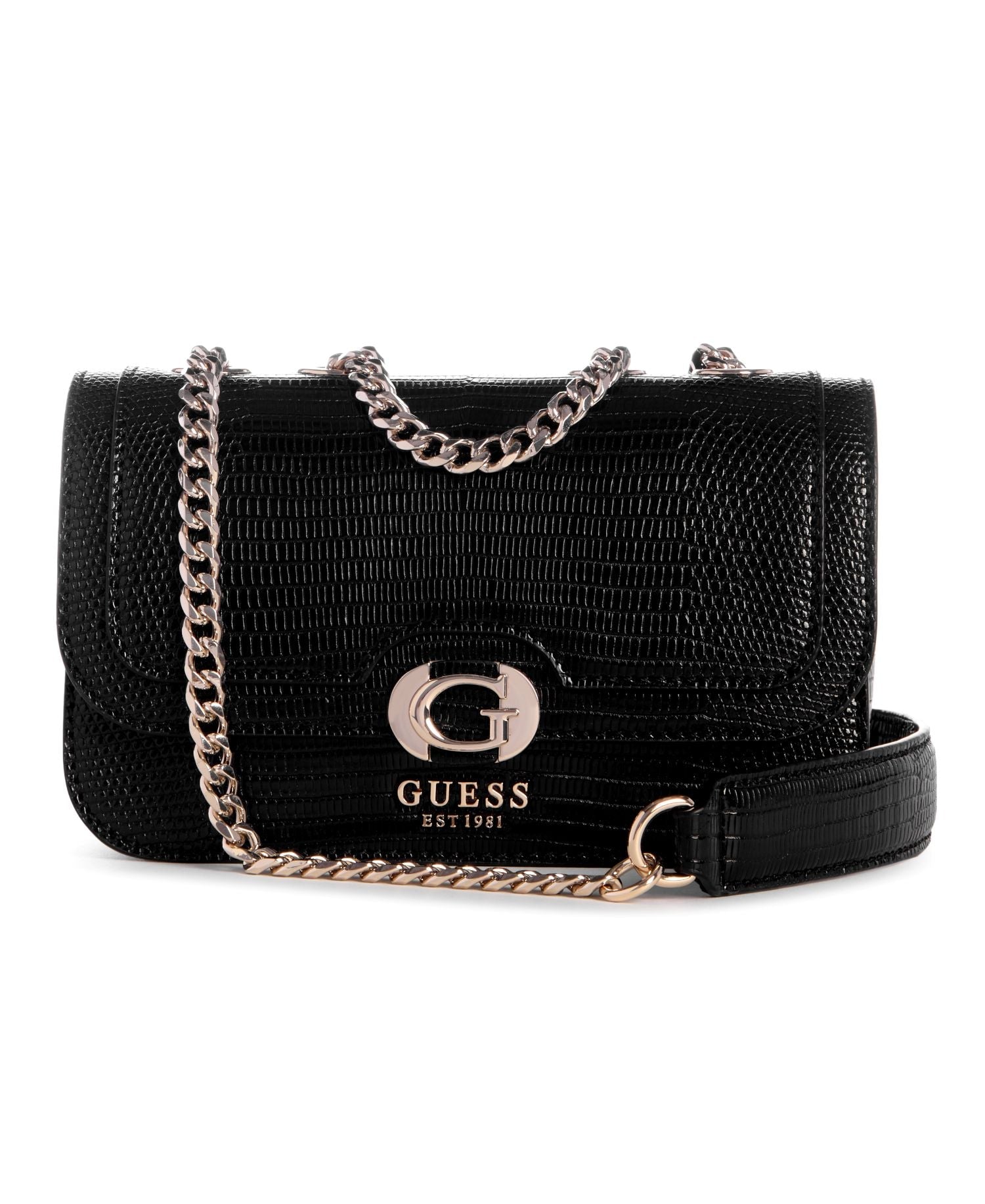 Bolso para Mujer GUESS ORLINA MINI CNVRTBL XBDY FLAP Negro GUESS