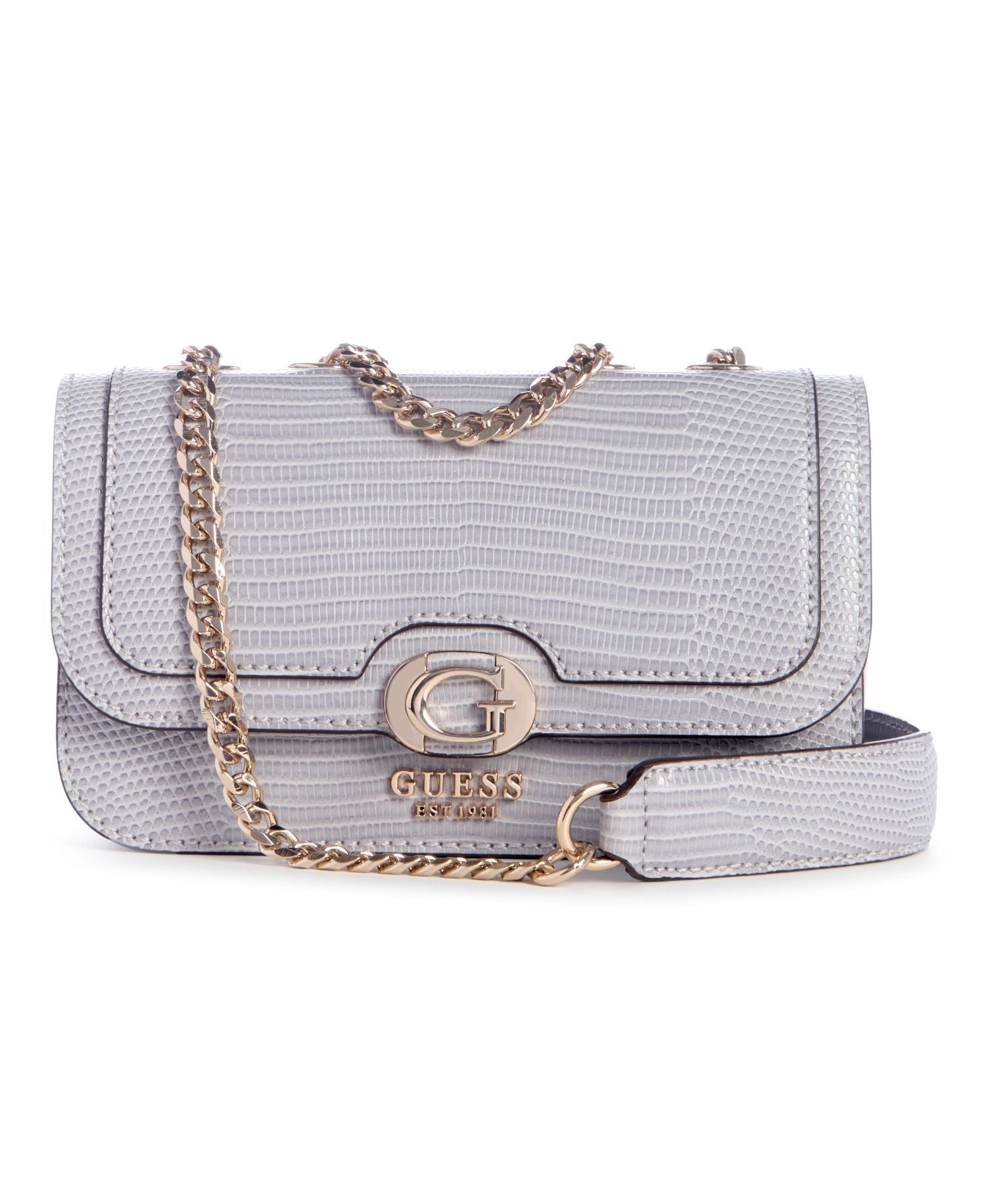 Bolso para Mujer GUESS ORLINA MINI CNVRTBL XBDY FLAP Gris GUESS