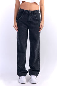 Jean para Mujer LESEM STRAIGHT YOU R CUTE JEANS NGR