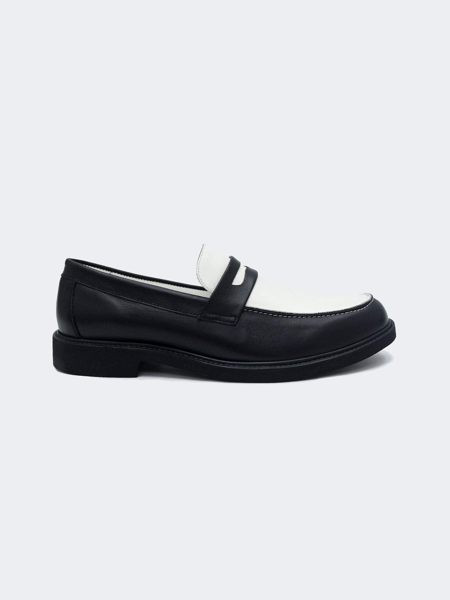 Zapatos para Hombre DUNKELVOLK DUNK LOAFER Blanco y Negro