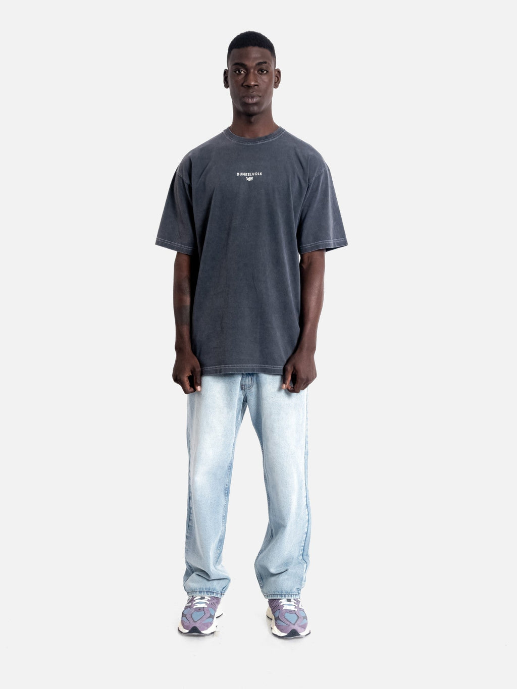 Polo para Hombre Dunkelvolk ACID WASH ACID DSTW GRY DUNKELVOLK