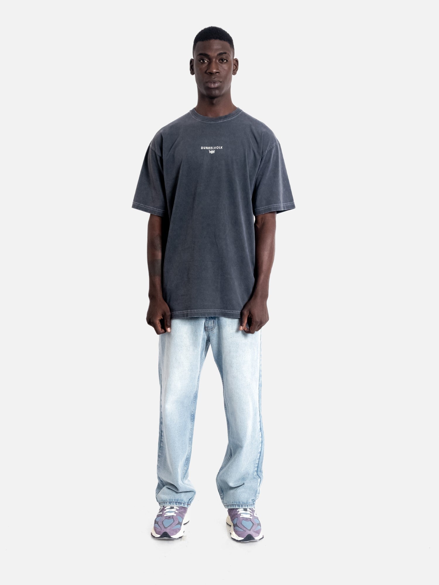 Polo para Hombre Dunkelvolk ACID WASH ACID DSTW GRY DUNKELVOLK